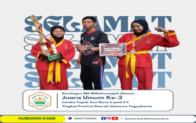 MA Miftahunnajah Sleman Raih Juara Umum II dalam Lomba Tapak Suci Barie Irsyad #3 Tingkat DIY