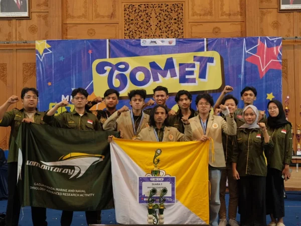 Alumni MA Miftahunnajah Sleman Ukir Prestasi Nasional, Aldino Diru Sasongko Antar Tim UGM Raih Juara 1 COMET 6.0