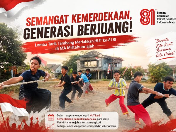Semarak 17 Agustus, OSIS MA Miftahunnajah Gelar Tarik Tambang: Seru, Kompak, dan Sarat Makna