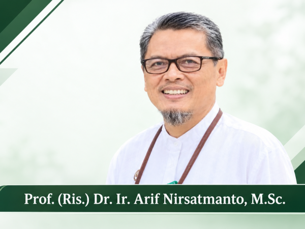 Ini Profil Prof. (Ris.) Dr. Ir. Arif Nirsatmanto, M.Sc., Mengisi Seminar Santri “Green Lifestyle: Keren Tanpa Merusak Bumi”