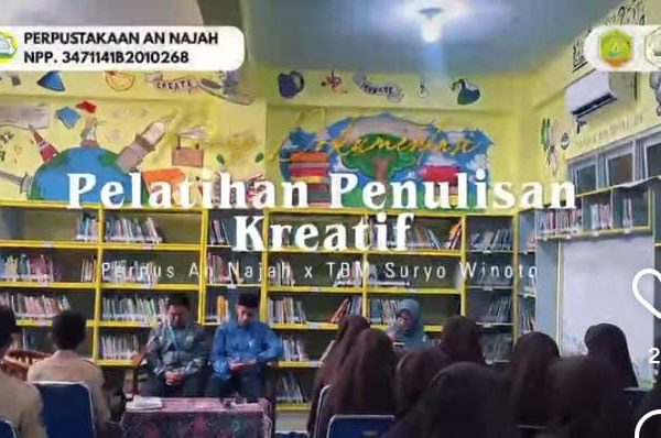 Asah Kreativitas dan Budaya Literasi, Perpustakaan An Najah MTs Miftahunnajah Gelar Pelatihan Penulisan Kreatif