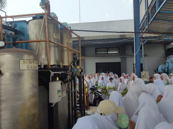 Kunjungi Balai Pengelolaan Air Limbah dan Pengembangan Jasa Konstruksi (BPALPJK) DIY, OSIS MA Miftahunnajah Belajar Pengelolaan Lingkungan