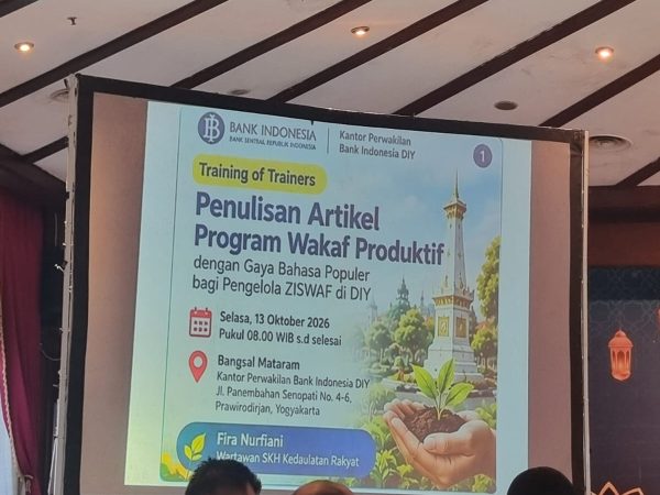 Pengurus Wakaf Pelita Umat Ikuti ToT Digitalisasi Keuangan Sosial Islam, Perkuat Inovasi Wakaf Produktif